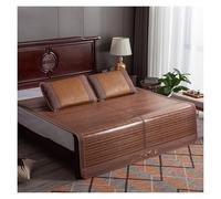 Matelas Nattes Tapis de Couchage D'été en Bambou Rotin Rafraîchissant(120x200cm)