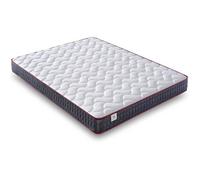 Matelas NATURELITS Moon 135x180 cm - Mémoire de forme double face été/hiver - Fermeté moyenne - Hauteur 14 cm