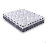 Matelas NATURELITS Xstar 200x200 cm - Mémoire de forme double face été/hiver - Fermeté moyenne - Hauteur 26 cm