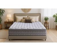 Matelas nuage à mémoire de forme et ressorts ensachés : 160 x 200 cm