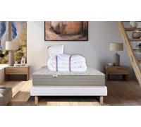 Matelas ORGANIC Cotton de Luxury Literie : 140 x 200 cm / Matelas sommier 2 oreillers 1 couette