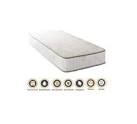 Matelas orthopédique 180x200 x 22 cm + oreiller mémoire + alèse - très ferme - face hiver laine - ame poli lattex haute densité - hypoallergénique