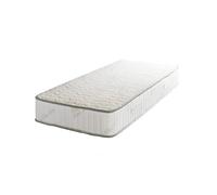 Matelas Orthopédique + Alèse 90x190 x 22 cm - Ferme - Face Hiver Laine - Ame Poli Lattex Haute Densité - Hypoallergénique Blanc