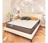Matelas Paris 180x190 cm Mousse à mémoire sur face été/hiver-Haute adaptabilité