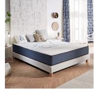 NATURALEX - PerfectDream - Matelas 180x200 - Épais 30 cm | Soutien Mousse à mémoire de Forme - Accueil Blue Latex - Confort Ferme - Respirant - 7 Zones - Réversible - Très Durable