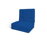 Matelas Pliable 90x200 - Futon Flex Natural - Pascall Bleu
