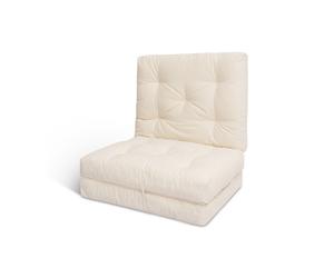Matelas Pliable 90x200 - Futon Flex Natural - Pascall Ecru