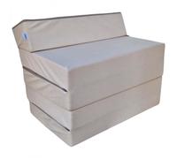 Matelas pliant - NATALIA SPZOO - 195x70x10 cm - 3-en-1 - Lavable en machine - Mousse polyuréthane