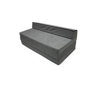 Matelas pliant sofa 200x120x10 cm pour adultes et enfants - NATALIA SPZOO - Gris - Mousse polyuréthane - Ferme - 120x200 cm