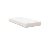 vidaXL Matelas à ressorts ensachés crème - Fermeté moyenne - 80x200x20 cm Tissu