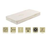 Matelas pour bébé 60x120 cm hauteur 15 cm déhoussable housse lavable à 30° - tissu avec bambou naturel - hyppoallergénique - anti-acariens - mousse de G