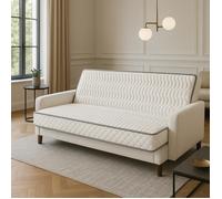 Matelas pour Clic Clac - LITERIE JULIEN - Mi-Ferme 140x200x15 cm - Ressorts ensachés - 5 zones - Haute résilience