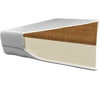 Matelas pour enfant | Matelas en mousse avec insert en fibre de coco pour lit d'enfant, lit bébé, chambre d'enfant. Housse amovible, matelas en mousse et fibre de coco 90 x 180 cm