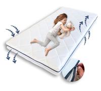 Matelas pour enfants "AERO PLUS avec bandes de ventilation " 10 cm d'épaisseur, matelas pour bébés 70x140 cm Matelas pour lit bébé ou lit enfant 140 x 70