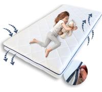 Matelas pour enfants "AERO PLUS avec bandes de ventilation " 10 cm d'épaisseur, matelas pour bébés 80x160 cm Matelas pour lit bébé ou lit enfant 160 x 80