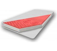 Matelas pour lit d'enfant - Housse amovible blanche, Matelas en mousse à zones 70x160x10 cm