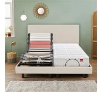 Matelas pour lit électrique en ressorts ensachés Balade - Epeda - 2x90x200 G
