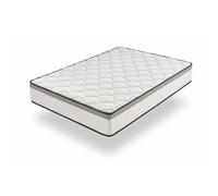 Moonia Matelas Premium Hotel Edition Confort personnalisés Memory Foam 140X200cm Blanc