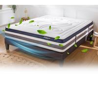 Matelas Quintessence 140x190, 30 cm Ép, Lit 2 Personnes, Mémoire de Forme Haute Densité 60 kg/m³, Accueil Moelleux, Soulage le Mal de Dos, Soutien Ferme et Orthopédique, Chambre Adulte