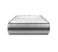 Matelas ressort 100x220 cm accueil enveloppant soutien souple epaisseur 26 cm 5 zones