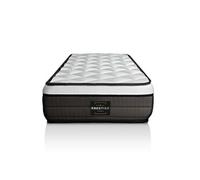 Matelas ressort 120x190 cm accueil enveloppant soutien medium epaisseur 26 cm 5 zones