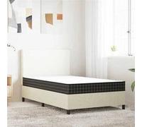 Matelas ressort 120x200 cm vidaxl accueil ferme soutien moelleux epaisseur 18 cm 5 zones housse de matelas G