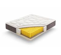 Simpur relax matelas 135x200 cm royal top viscoélastique et ressorts ensachés 30 cm d'épaisseur