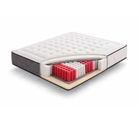Matelas 135x200 ressorts ensachés simpur exclusive sport - épaisseur +- 30 cm avec mousse hr haute densité soutien semi-ferme