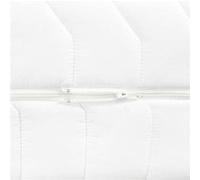 Matelas 140 X 200 Cm 7 Zones Ressort Ensaché 20 Cm H3 Blanc