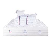 Matelas ressort 160x200 cm luxury literie accueil ferme soutien ferme epaisseur 27 cm 7 zones oreiller(s) G