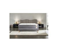 Matelas ressort 180x200 cm sommeil de plomb epaisseur 30 cm soutien medium 7 zones accueil enveloppant