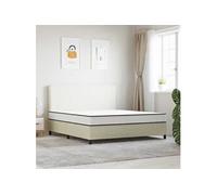 Matelas ressort 200x200 cm vidaxl accueil ferme soutien moelleux epaisseur 18 cm 5 zones housse de matelas G