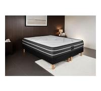 Matelas ressort 200x200 cm prestige literie accueil enveloppant soutien ferme epaisseur 22 cm Non specifie zones G