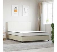 vidaXL Matelas à ressorts 3206409 200x200 cm Bonnell ép. 18 cm 5 zones Accueil ferme Blanc