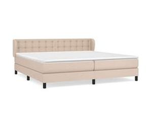 Matelas ressort 2x200x200 cm vidaxl soutien non communique épaisseur 5 cm Non spécifié zones + protège-matelas Marron G