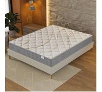 Matelas RESSORTS ENSACHÉS 160x200cm NOVEMBER Essem Hybrid: indépendance de Couchage 7 zones + HD35Kg EXTRÊMEMENT DURABLE- Ép 25cm