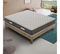 Matelas ressorts ensachés 80x190 cm accueil mousse hr epaisseur 30 cm G