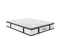 Matelas 160 x 200 cm ressorts ensachés surmatelas intégré ép.28cm - AMERICAN DREAM de YSMÉE