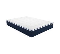 Matelas ressorts ensachés et surmatelas intégré ALTIER - DREAMEA - 160x200cm - Très ferme - Livré roulé - Blanc
