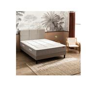 Matelas ressorts ensachés, mémoire de forme et laine L'Escapade 180x210