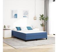 Matelas ressorts ensachés vidaXL Bleu Moyen 140x190x20 cm Tissu