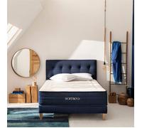 Matelas ressorts, latex et mémoire de forme Rêve 700 - SOMEO 160x200 - Blanc - Garantie 7 ans - Someo