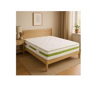 Matelas Rêverie mousse haute densité ferme réversible 140x190 cm avec oreiller(s)