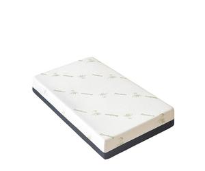 Matelas - SAMPUR - Original 2x70x190 cm - Mémoire de forme - Zones ergonomiques - Housse bambou déhoussable
