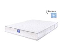 Matelas sardem belle literie forum visco ressorts + mémoire de forme 140x190 Blanc