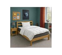 Matelas Sérénité Ressorts Ensachés 27cm Mousse Haute Densité Soutien Très Ferme 90x190cm avec oreiller(s) et couette