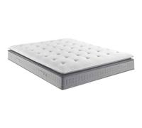 Matelas Simmons 651 ressorts ensachés surmatelas intégré SW5 160x200 Blanc