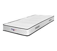 Matelas + Sommier mathieu a Ressorts Ensaches + 4 cm Latex Naturel a 70 % - 75 kg/m3 - 120x190 Hauteur +/- 21 cm - Accueil Moelleux - Soutien Ferme G