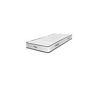 Matelas + Sommier mathieu a Ressorts Ensaches + 4 cm Latex Naturel a 70 % - 75 kg/m3 - 90x200 Hauteur +/- 21 cm - Accueil Moelleux - Soutien Ferme -