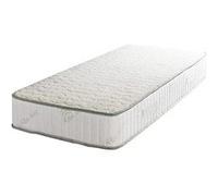 Matelas + Sommier Supreme Orthopedique 90x190 x 22,5 cm - Tres Ferme - Face Hiver 4 cm de Memoire de Forme 75 kg/m3 + Laine Merinos - Ame Poli Lattex G